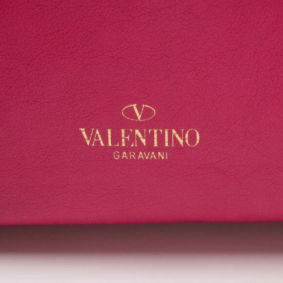 Valentino Calfskin Rockstud Double Handle Medium Tote - Picture 9 of 16